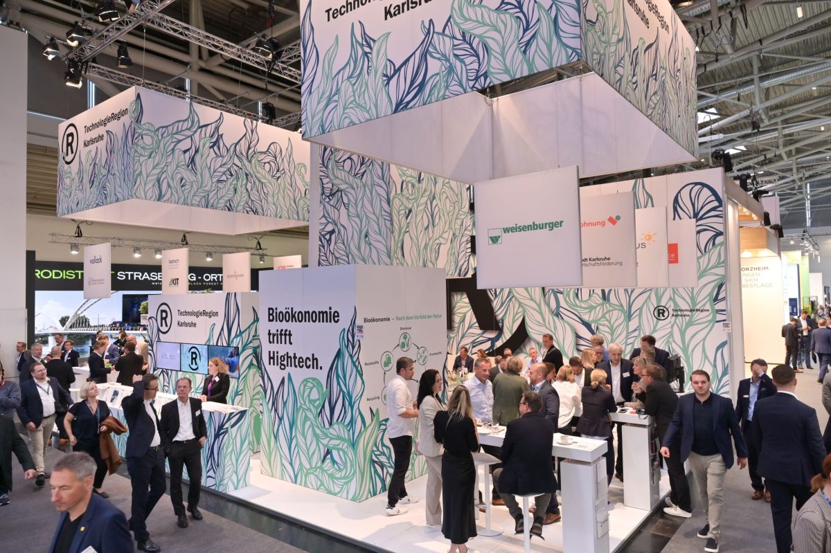 Messestand bei der EXPO REAL in München.