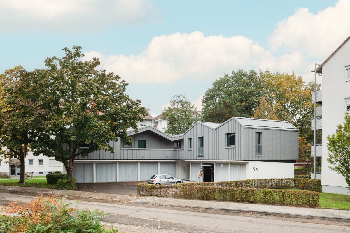 Garagenaufstockung im Rintheimer Feld.