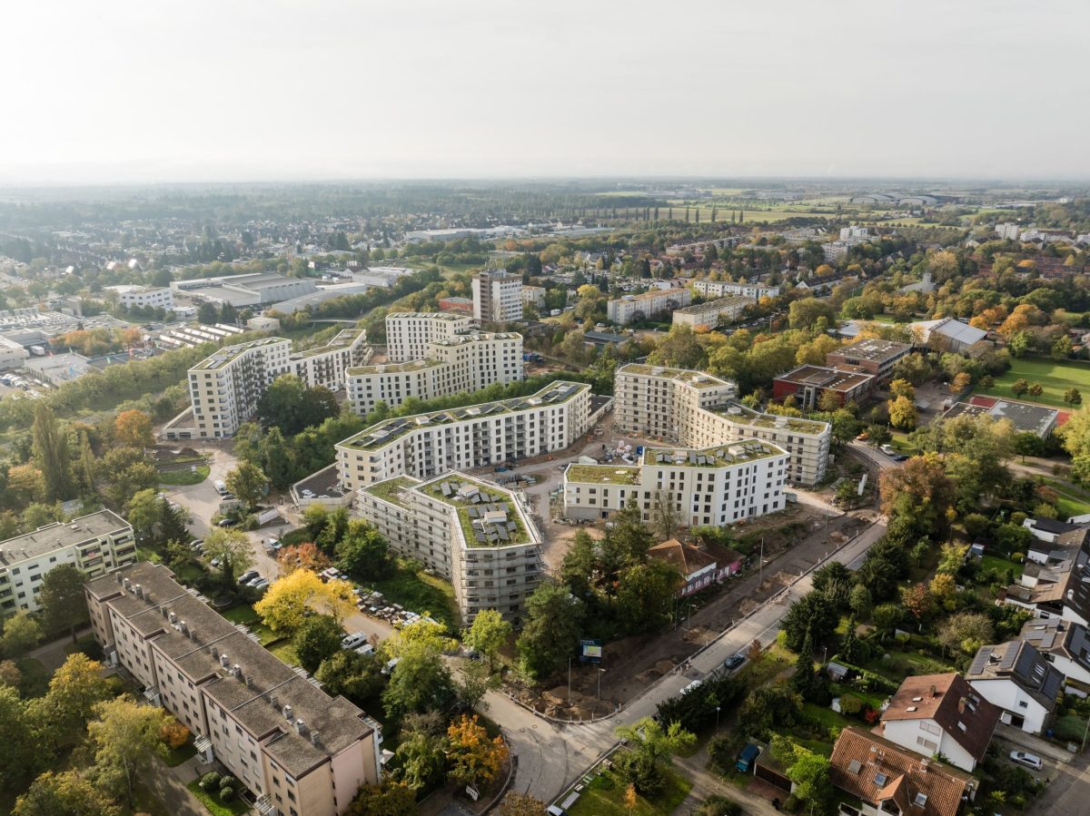 Luftbild August-Klingler-Areal in Karlsruhe Daxlanden